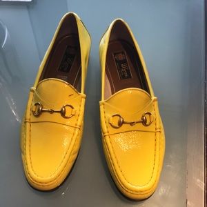 Gucci woman’s Lowther flat yellow size 40